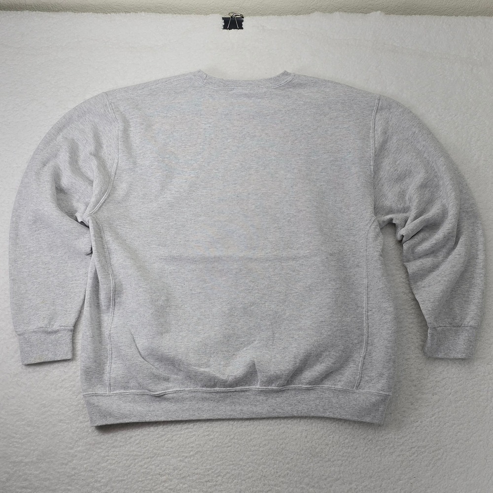 Vtg Russell Athletic Mens XXL Heather Gray Crewneck Fleece Sweatshirt Pullover - Picture 11 of 12